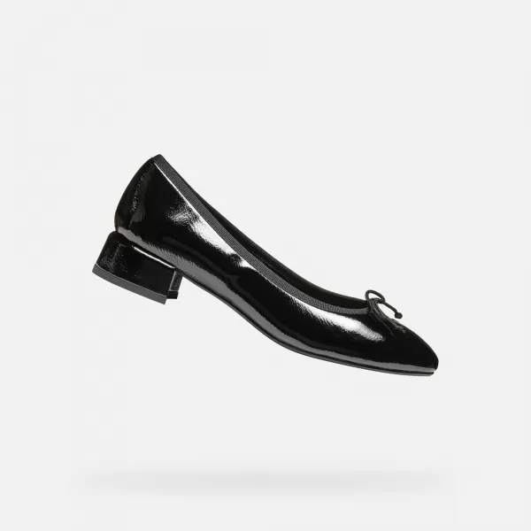  Damenschuhe mit Absatz GEOX FLORETIA SCHWARZ 