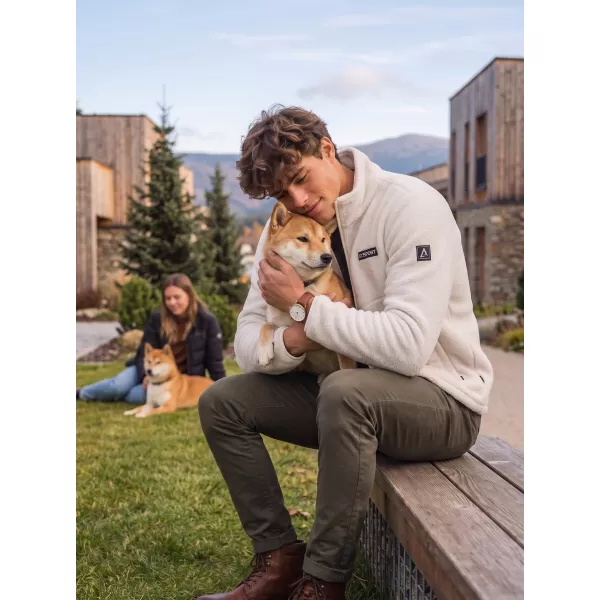  Herren-Sweatshirt ALTISPORT OMAL BEIGE 