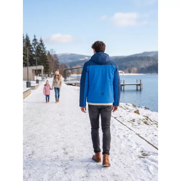  Herren-Winterjacke ALTISPORT NEROM BLAU 