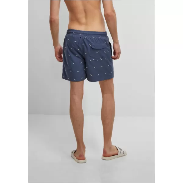  Badeshorts URBAN CLASSICS TB2680 VINTAGE BLUE/FROST MINT 