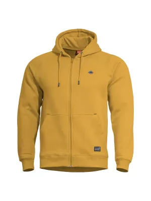 Sweatshirt PENTAGON PHAETON HOOD ZIP SWEATER K09021 TOSKANISCHES GELB