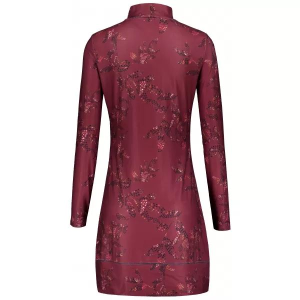 Rollkragenpullover für Damen ALTISPORT GWENITH BURGUND 