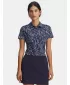 Damen-T-Shirt UNDER ARMOUR UA PLAYOFF 3.0 PRINTED POLO 1387148-411 BLAU