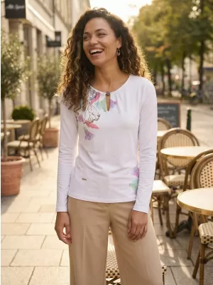 Damen-T-Shirt ALTISPORT GLADYS WEIß