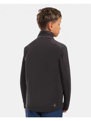 Fleece-Sweatshirt für Kinder KILPI GLAMER-J ZJ0203KI SCHWARZ