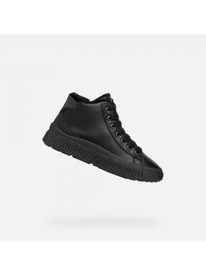 Mädchen-Sneaker GEOX LAQUINNY J46M3G00085C9999 SCHWARZ