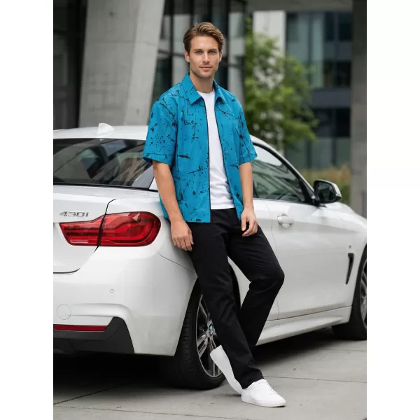  Premium-Herrenhemd ALTISPORT VOJ/ALM034KOS01 SMARAGD 