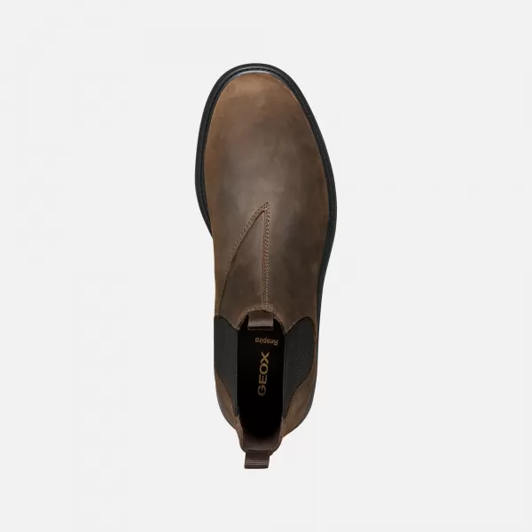  Herrenschuhe GEOX SPHERICA EC7 G011185 DUNKELBRAUN 