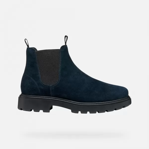  Herrenschuhe GEOX SPHERICA EC7 G011182 DUNKELBLAU 