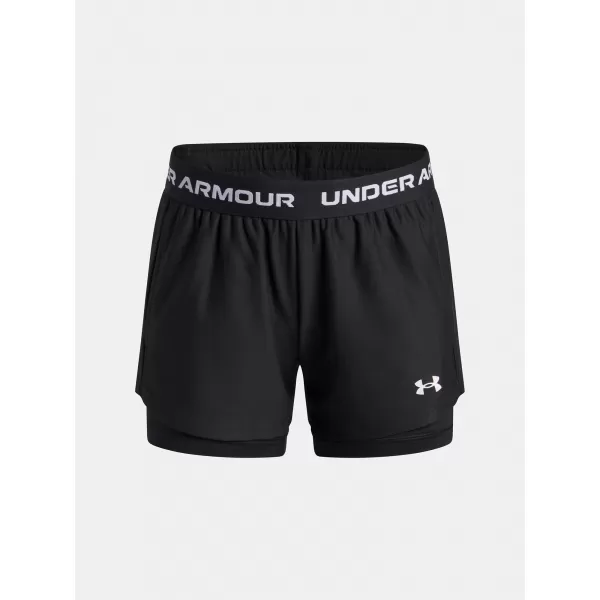  Mädchen-Shorts UNDER ARMOUR UA TECH PLAY UP 2N1 SHORT 6004985-005 SCHWARZ 