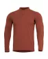 Hemd PENTAGON ROMEO 2.0 HENLEY SHIRT K09016 KASTANIENBRAUNES ROT