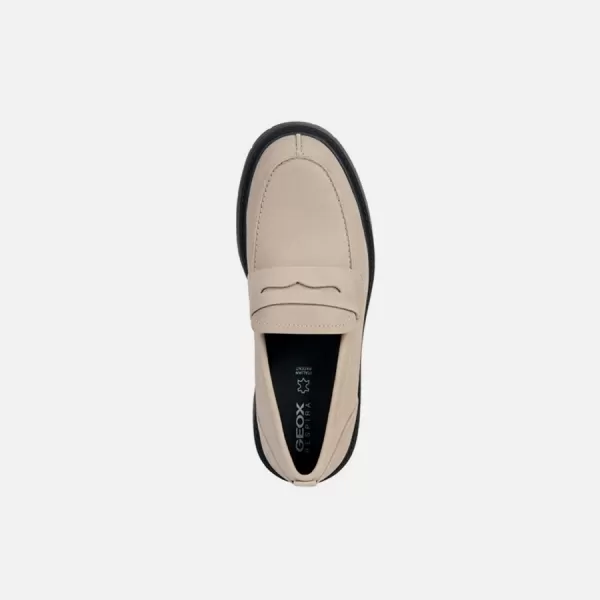  Damenmokassins GEOX SPHERICA EC7 BEIGE 