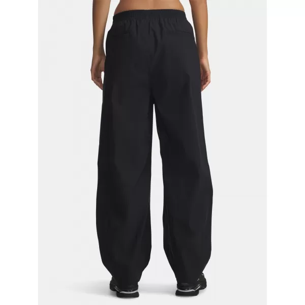  Sporthose für Damen UNDER ARMOUR UA UNSTOPPABLE WVN PLEAT PT 6007027-001 SCHWARZ 