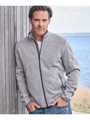 Herren-Sweatshirt TEE JAYS | TJ 9615 GRAUE MELANGE