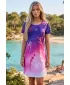 Erweitertes Premium-T-Shirt für Damen ALTISPORT VOJ/ALW083SAT02 LILA