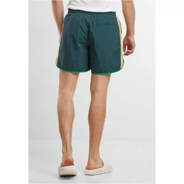  Badeshorts für Herren URBAN CLASSICS TB7348 FLASCHENGRÜN 
