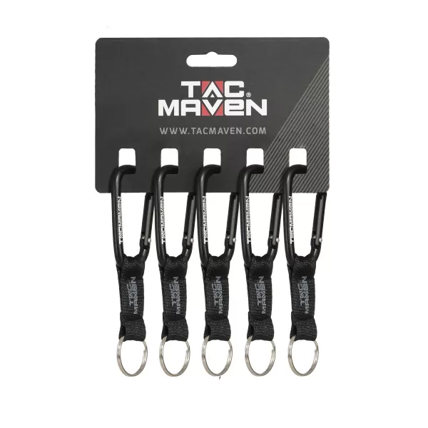  Karabiner PENTAGON CARABINER 7ΜΜ D25028 SCHWARZ 