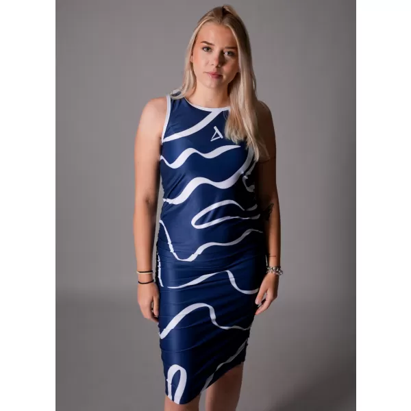  Premium-Kleid für Damen ALTISPORT VOJ/ALW088SAT03 BLAU 