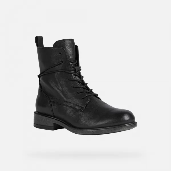  Damen-Stiefeletten GEOX CATRIA SCHWARZ 