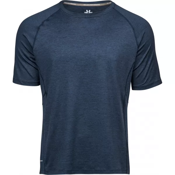  Herren-T-Shirt TEE JAYS | TJ 7020 MARINEBLAU MELIERT 