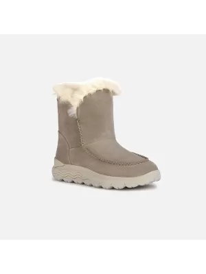 Damen-Schnürschuhe GEOX SPHERICA 4X4 B ABX BEIGE