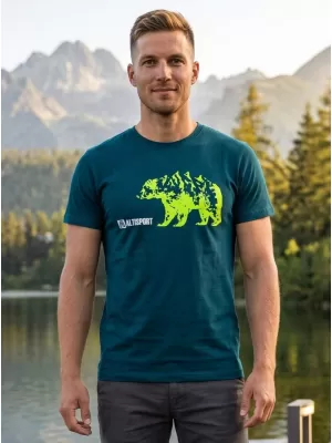 Herren t -Shirt mit kurzen Ärmeln ALTISPORT ALM193129 KEROSIN