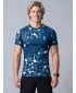 Funktionelle Kompression von Männern t -Shirt Premium ALTISPORT VOJ/ALM108TR04 MARINE-WEIß