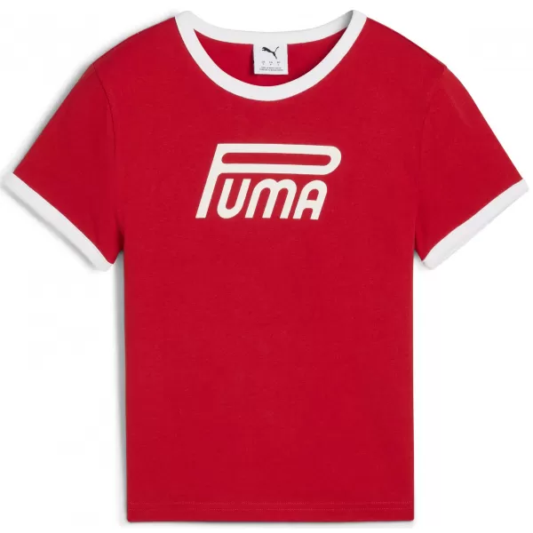  Damen-T-Shirt PUMA FUTURE FÜR ALLE ZEITEN ROT 