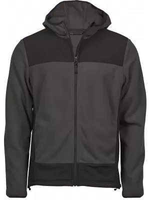Herrenjacke TEE JAYS | TJ 9124 ASPHALT/SCHWARZ