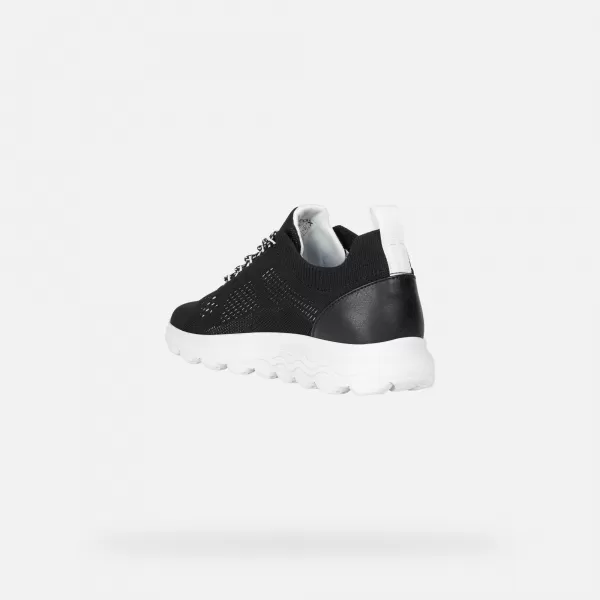  Damen-Sneaker GEOX SPHERICA SCHWARZ 