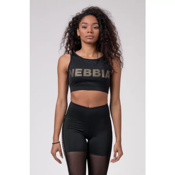  Gold Mesh Mini-Top 830 SCHWARZ Nebbia 