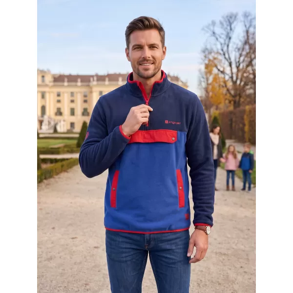  Fleece-Sweatshirt für Herren ALTISPORT GARM BLAU 