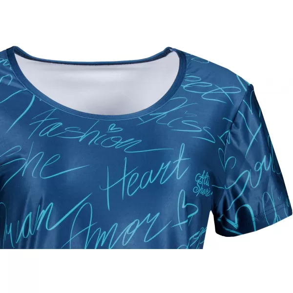  Erweitertes Premium-T-Shirt für Damen ALTISPORT VOJ/ALW084SAT02 BLAU 