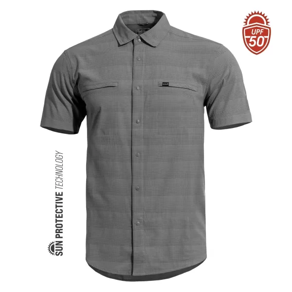  Herrenhemd PENTAGON RIPPLE SUNPROOF SHIRT K02028 WOLF/GRAU 