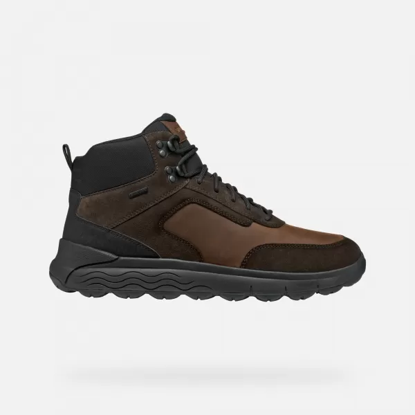  Herrenschuhe GEOX SPHERICA 4X4 ABX G011178 DUNKELBRAUN 