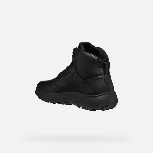  Herren-Stiefeletten GEOX NEBULA + GRIP AB G006828 SCHWARZ 