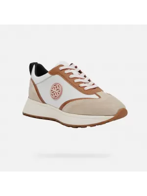 Damen-Sneaker GEOX AMABEL BEIGE