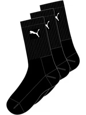 Herrensocken PUMA CREW SOCK 3P 88035501 SCHWARZ