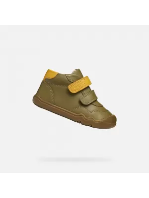 Jungen barfuß GEOX STEPPIEUP B565WC00085CE32P KHAKI