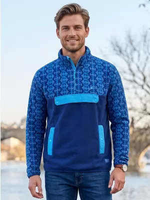 Fleece-Sweatshirt für Herren ALTISPORT GARM BLAU