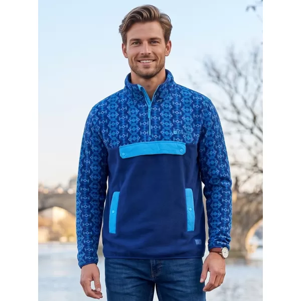 Fleece-Sweatshirt für Herren ALTISPORT GARM BLAU 