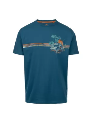 Herren-T-Shirt TRESPASS ZAMA BONDI-BLAU