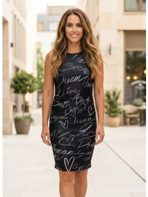 Premium-Kleid für Damen ALTISPORT VOJ/ALW084SAT03 SCHWARZ