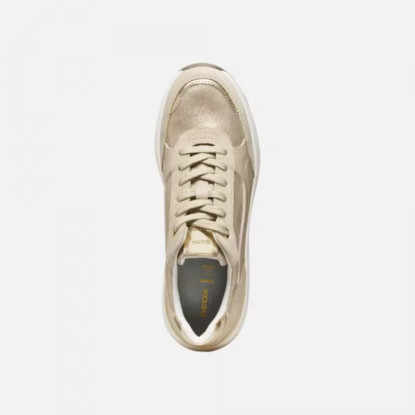  Damen-Sneaker GEOX SPHERICA EC13 G009316 CREMIG 