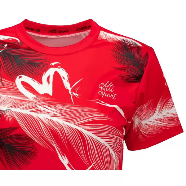  Premium-Crop-Top für Damen ALTISPORT VOJ/ALW001TR07 ROT 