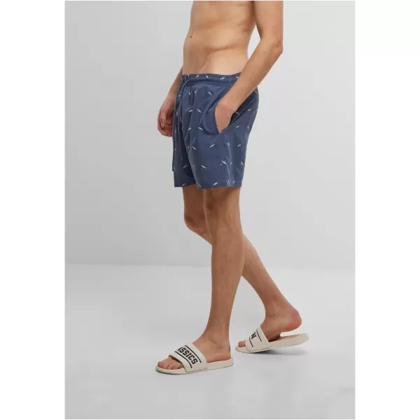  Badeshorts URBAN CLASSICS TB2680 VINTAGE BLUE/FROST MINT 