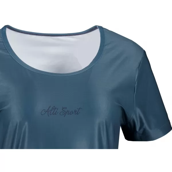  Damen erweitert T -Shirt Premium ALTISPORT VOJ/ALW075SAT02 DUNKEL-PETER 