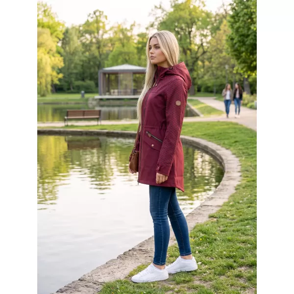  Frauen -Softshelljacke für Frauen ALTISPORT GEMEE BURGUND 