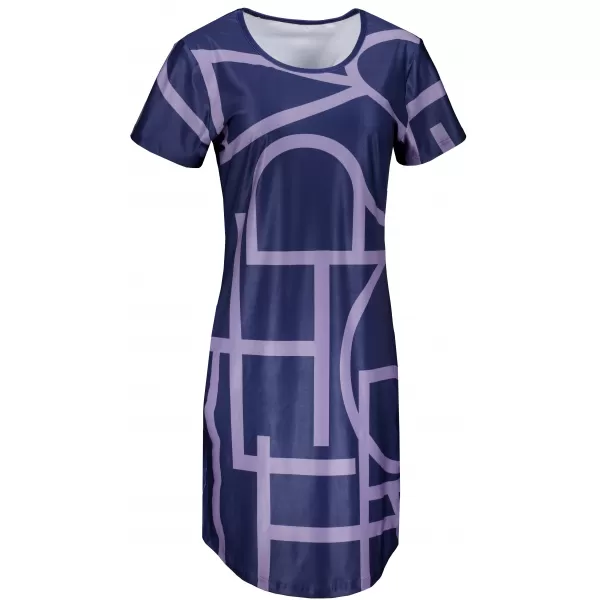  Damen erweitert T -Shirt Premium ALTISPORT VOJ/ALW085SAT02 LILA 
