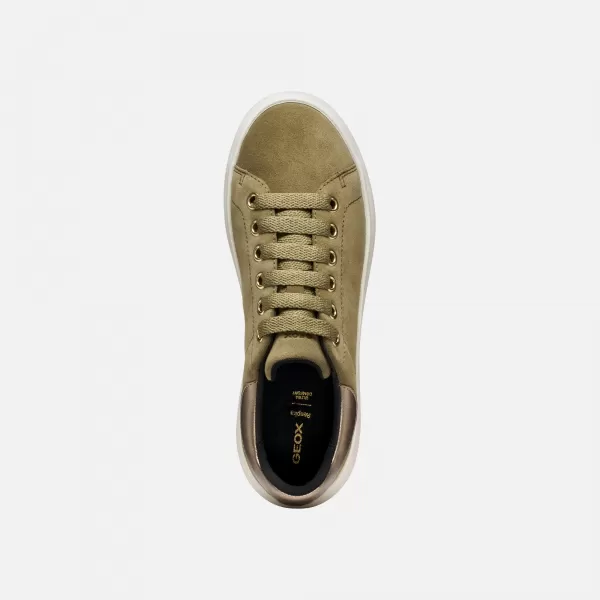  Damen-Sneaker GEOX SPHERICA EC4.1 G009311 KHAKI 